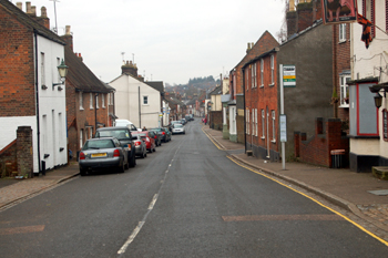 Markyate High Street looking south January 2010